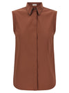 Brunello Cucinelli Shiny Trim Shirt