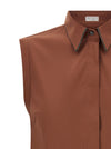Brunello Cucinelli Shiny Trim Shirt