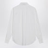 Brunello Cucinelli White shirt with Shiny Flap Detail