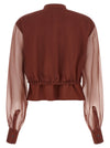 Brunello Cucinelli Silk Sleeves Blouse