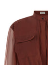 Brunello Cucinelli Silk Sleeves Blouse