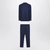 Brunello Cucinelli Blue single-breasted wool suit