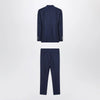 Brunello Cucinelli Blue single-breasted wool suit