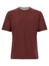 Brunello Cucinelli Faux-layering T-shirt