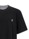 Brunello Cucinelli Double Layer T-shirt