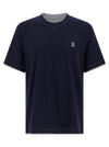Brunello Cucinelli Double Layer T-shirt