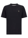 Brunello Cucinelli Logo Embroidery T-shirt