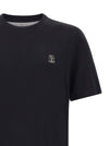 Brunello Cucinelli Logo Embroidery T-shirt