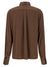Brunello Cucinelli Stretch Silk Satin Shirt