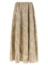 Brunello Cucinelli Dazzling Seabed Embroidery Skirt