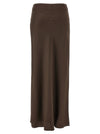 Brunello Cucinelli Slit Skirt