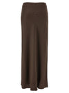Brunello Cucinelli Slit Skirt