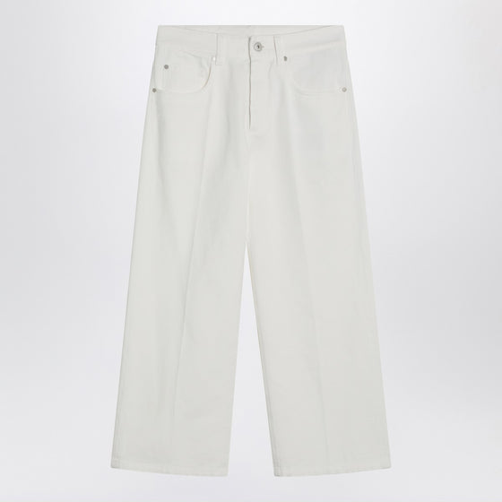 Brunello Cucinelli White cotton trousers