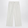 Brunello Cucinelli White cotton trousers