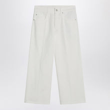  Brunello Cucinelli White cotton trousers