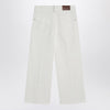 Brunello Cucinelli White cotton trousers