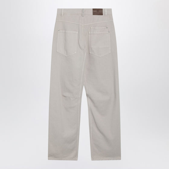 Brunello Cucinelli Beige cotton trousers