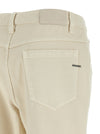 Brunello Cucinelli Beige Shiny Tab Jeans