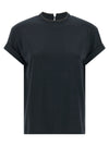 Brunello Cucinelli Shiny Collar T-shirt
