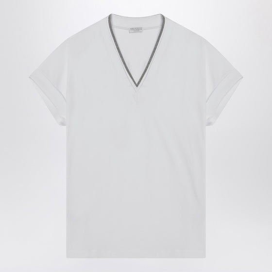 Brunello Cucinelli White cotton t-shirt