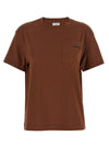 Brunello Cucinelli Shiny Tab T-shirt