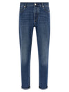Brunello Cucinelli Logo Embroidery Jeans