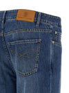 Brunello Cucinelli Logo Embroidery Jeans