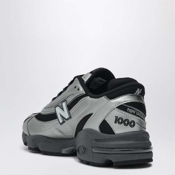 New Balance Sneakers 1000 SL in metallic silver leather