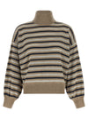Brunello Cucinelli Sparkling Stripes Sweater