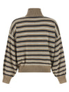 Brunello Cucinelli Sparkling Stripes Sweater