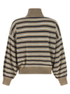 Brunello Cucinelli Sparkling Stripes Sweater