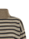 Brunello Cucinelli Sparkling Stripes Sweater
