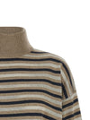 Brunello Cucinelli Sparkling Stripes Sweater
