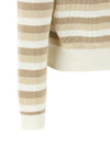 Brunello Cucinelli Striped Cotton Sweater