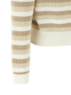 Brunello Cucinelli Striped Cotton Sweater