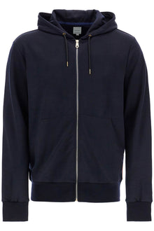  Paul Smith wool jersey zip-up sweatshirt with