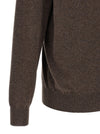Brunello Cucinelli Brown Half-zip Sweater