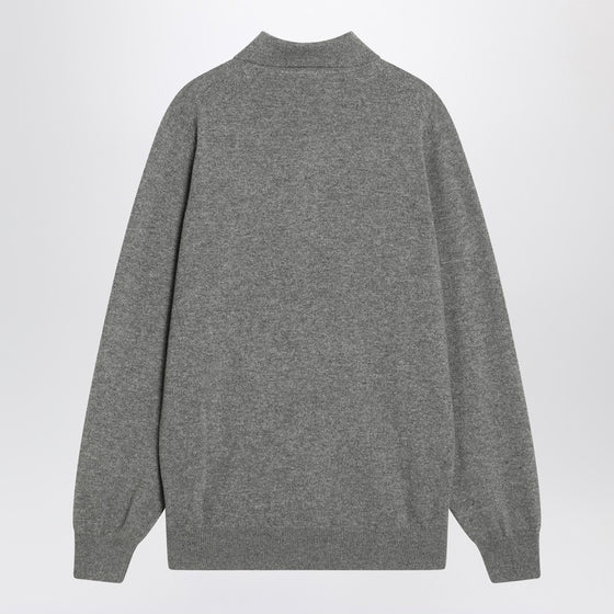 Brunello Cucinelli Gray polo in cashmere