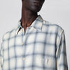 Our Legacy White shirt with check pattern in viscose