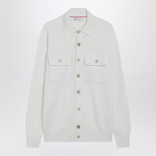  Brunello Cucinelli White cashmere cardigan