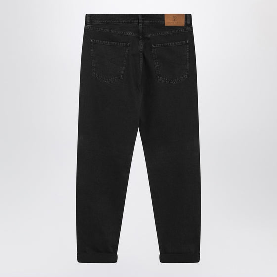 Brunello Cucinelli Black regular-fit jeans