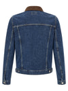 Brunello Cucinelli Denim And Suede Jacket