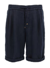 Brunello Cucinelli Linen Bermuda Shorts