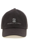 Brunello Cucinelli Logo Embroidery Cap