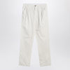 Brunello Cucinelli White corduroy pants