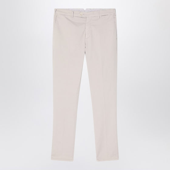 Brunello Cucinelli Greige cotton regular pants