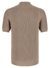 Brunello Cucinelli Knitted Polo Shirt