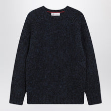  Brunello Cucinelli Blue alpaca-blend sweater