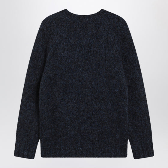 Brunello Cucinelli Blue alpaca-blend sweater
