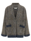 Brunello Cucinelli Cardigan With Scarf